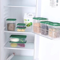 Lot de 17 Boîtes en Plastique pour Réfrigérateur, Grande Capacité, pour la Conservation Alimentaire et la Préservation de la Fraîcheur des Légumes