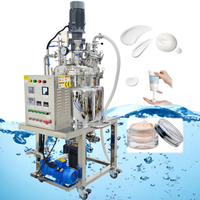 Cuve de mélange sous vide de petite capacité 100l 200l 300l Homogénéisateur de fond Mélangeur émulsifiant sous vide pour la fabrication de mayonnaise
