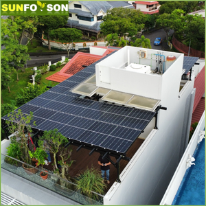 Structure de carport solaire légère en alliage d'aluminium Système de montage <span class=keywords><strong>PV</strong></span> résidentiel Auvent de carport personnalisé pour abri de parking - Product Image 2