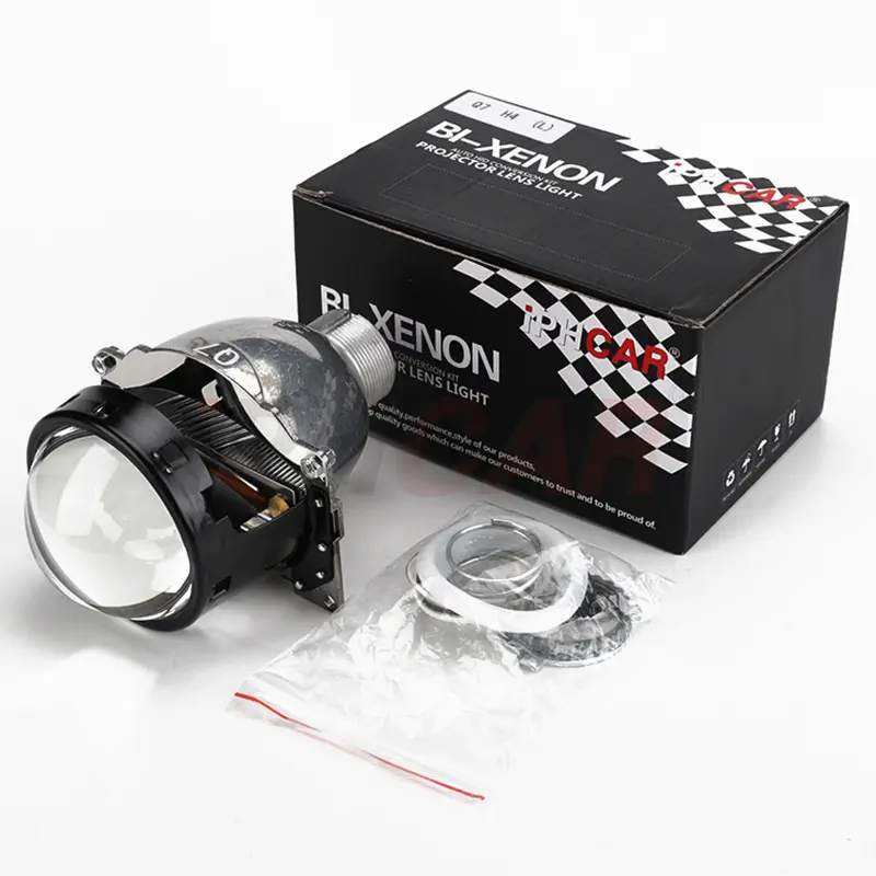 IPHCAR-lente de proyector de xenón Bi kit hid para motocicleta automática, precio de fábrica, universal, Q7 H4 D2H D2S