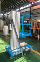 Plateforme mobile en aluminium robuste de 4 à 10 m avec système de levage électrique et certification CE