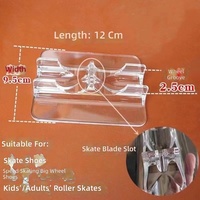 Présentoirs transparents pour chaussures de patinage en ligne et à roulettes - Supports d'exposition