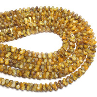 Perles en coquillage naturel d'eau douce en forme d'arachide, 3x6 4x8mm, perles en coquillage en vrac pour colliers, vêtements, accessoires de bricolage faits à la main