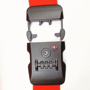 สายรัดกระเป๋าเดินทางแบบแถบเดี่ยวพร้อมกุญแจรหัส TSA แบบปรับแต่งได้ พร้อมการพิมพ์แบบถ่ายโอนความร้อน - Product Image 5