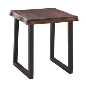 Mesa auxiliar DB Jennings Brown Live Edge para muebles de sala de estar - Product Image 5