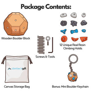 Bloc d'entraînement d'escalade artisanal créatif et ludique en forme de roche - Product Image 3