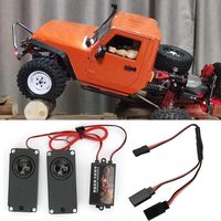 Sonido de Motor de Coche RC, 94123 Sistema de Simulación de Sonido de Motor de Coche de Control Remoto a Escala 1/10, con Control de Volumen