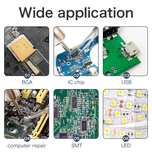 Pasta de Soldadura <span class=keywords><strong>para</strong></span> Reparación de Teléfonos KELLYSHUN, Sn62.8Pb36.8Ag0.4, Punto de Fusión 183 ℃   <span class=keywords><strong>Para</strong></span> reparación de chips de teléfonos <span class=keywords><strong>celulares</strong></span> y soldadura de PCB - Product Image 2