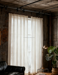 Cortinas Verticales Color Crema Nuevas de 2025, Cortinas Opacas para Protección Solar, para Dormitorio, Ventana de Bahía, Sala de Estar - Product Image 1