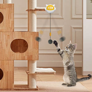 Il divertimento interattivo del gioco automatico elettrico della bacchetta del gatto del simpatico movimento casuale per alleviare la noia fa divertire i gatti - Product Image 5