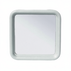 Miroir photo Silvia 50 x 50 cm, série Imma, miroir de salle de bain blanc - Product Image 3