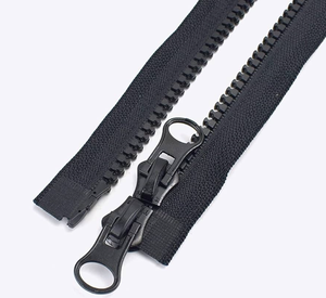 ISO11612 2025 résine ignifuge séparateur bidirectionnel fermeture à glissière 3 #5 #8 #10 # tailles personnalisées 260 verrouillage automatique <span class=keywords><strong>HTZ</strong></span> marque pour - Product Image 2