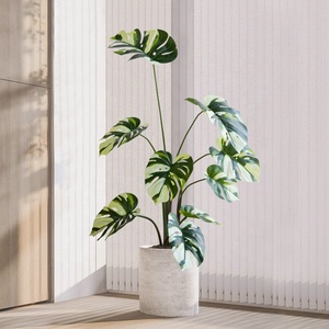 <span class=keywords><strong>Plante</strong></span> artificielle <span class=keywords><strong>Monstera</strong></span> <span class=keywords><strong>variegata</strong></span> en pot, 70-100 cm, faux arbre tropical pour la décoration intérieure et extérieure de la maison et du jardin - Product Image 2