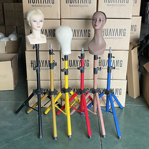 Trépied Support de Tête de Mannequin Réglable <span class=keywords><strong>pour</strong></span> Fabrication de Perruques, Vente en Gros Usine - Product Image 6