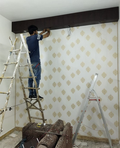 Phẳng hình PVC Panel tường bằng gỗ độ ẩm bằng chứng PVC Trần Bảng điều khiển cho Trang chủ phòng khách trang trí - Product Image 5