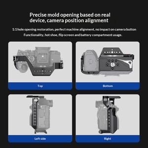 A7M4/<span class=keywords><strong>A7R4</strong></span>/A7R5/A7S3/A1กล้องกรงกระต่ายแพคเกจเต็มรูปแบบโลหะไมโครเฟรมเดี่ยวอุปกรณ์เสริม - Product Image 5