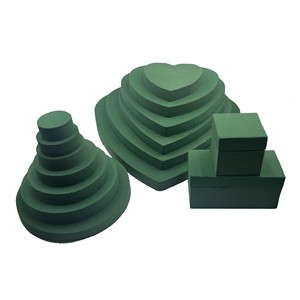Bloques de Espuma Floral Húmeda en Forma de Corazón, Económicos, Directo de Fábrica, para Fijar Arreglos Florales Frescos o Artificiales - Product Image 1