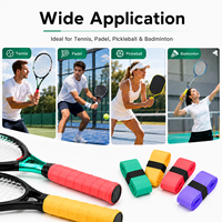 Cinta de Agarre para Raqueta de Bádminton, Pickleball, Tenis y Pádel de Alta Calidad, Suave, Absorbente de Sudor, Antideslizante, Personalizada