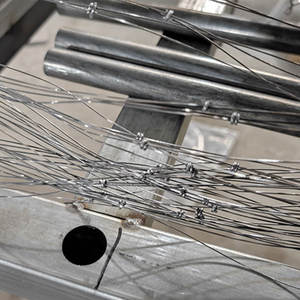 Rete elettrica ad alta sicurezza della barriera del carro armato della rete metallica di acciaio Anti con la consegna di bassa visibilità di Putanka MZP alla Russia ucraina - Product Image 3