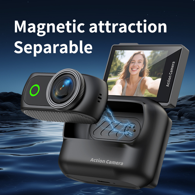Reversible Selfie Screen Separate Lens and Base Dual Battery up to Three Hours Shooting Multi Color Vlog Cam Wholesale