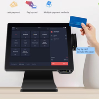 Nueva Terminal Punto de Venta Todo en Uno con Pantalla Táctil de 15 Pulgadas, Caja Registradora, Intel I3, 2GB+32GB, NFC/Wi-Fi, Sistema Operativo Android, Escáner e Impresora