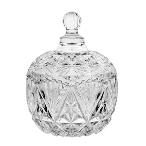 Grande Barattolo <span class=keywords><strong>in</strong></span> <span class=keywords><strong>Vetro</strong></span> per Caramelle con Coperchio, Contenitore Trasparente per Zucchero, Ciotola <span class=keywords><strong>in</strong></span> Cristallo per Caramelle, Contenitore Stile Farmacia per Buffet - Product Image 1