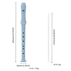 Sáo Soprano C Key 6 lỗ Clarinet Sáo silicon Nhạc cụ Dizi Trung Quốc Sáo mềm dành cho trẻ em, học sinh và người lớn - Product Image 6