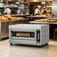 Four à sole électrique et à gaz pour la cuisson à la vapeur du pain et des pizzas, équipement de restauration commerciale