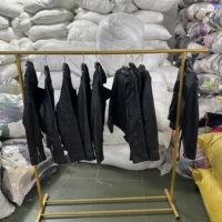 Bale-bale Mantel Bulu Bekas Vintage, Ukuran Campuran Junior, Jaket Bulu Bekas Grosir