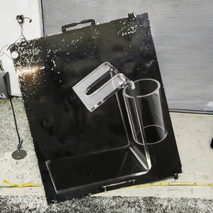 Qiwu acrylique <span class=keywords><strong>tatouage</strong></span> pistolet support bobine <span class=keywords><strong>Machine</strong></span> sèche-cheveux outil électrique présentoir Transparent acrylique pliage étagère - Product Image 5