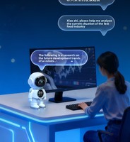 KI-Smart-Roboter-Wecker mit Sprachinteraktion, Astronauten-Spielzeug, KI-Desktop-Gerät