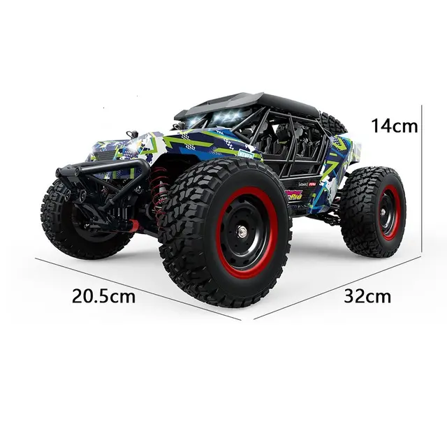 Высокоскоростной 1:16 SCY 16106pro 4WD 70 км/ч RTR Desert Радиоуправление RC Rock Racer бесщеточный игрушечный автомобиль ATV UTV для детей игрушка