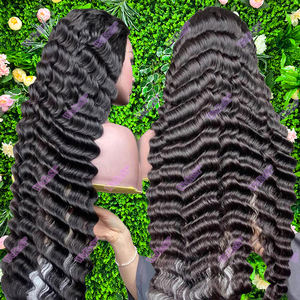 从印度假发工厂批量购买，200% 生印度无胶半人发假发，带高清蕾丝正面 - Product Image 4