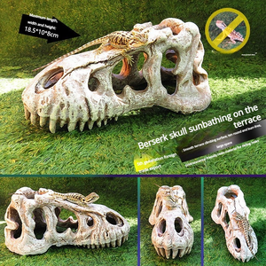 Obstáculo <span class=keywords><strong>de</strong></span> Resina en Forma <span class=keywords><strong>de</strong></span> Calavera para Terrarios <span class=keywords><strong>de</strong></span> Reptiles, Artículos Decorativos para Acuarios, Decoraciones <span class=keywords><strong>de</strong></span> Halloween - Product Image 2