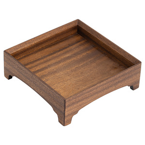 Simple walnut wood <b>tea</b> <b>tray</b>/snack plate/square teapot stand/pot holder/solid wood storage box - Product Image 5