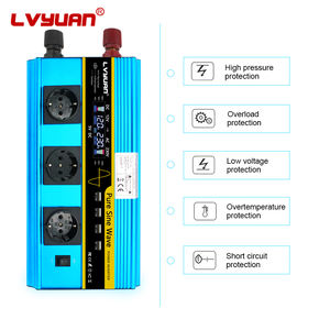 <span class=keywords><strong>LVYUAN</strong></span> Onduleur 2000W <span class=keywords><strong>4000W</strong></span> 12v Onduleur à onde sinusoïdale pure 12V 24V à 220V 230V - Product Image 6