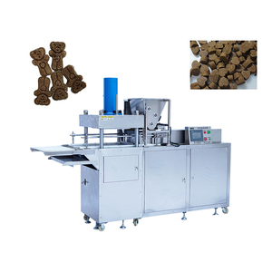 Machine de production automatique de friandises pour chats et chiens, extrudeuse d'aliments pour animaux de compagnie, équipement de formage de croquettes avec composants PLC pour oiseaux - Product Image 1