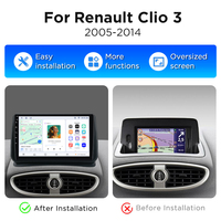 Autoradio Android sans fil Junsun pour Renault Clio 3 2005-2014, navigation GPS, multimédia, autoradio GPS, unité principale