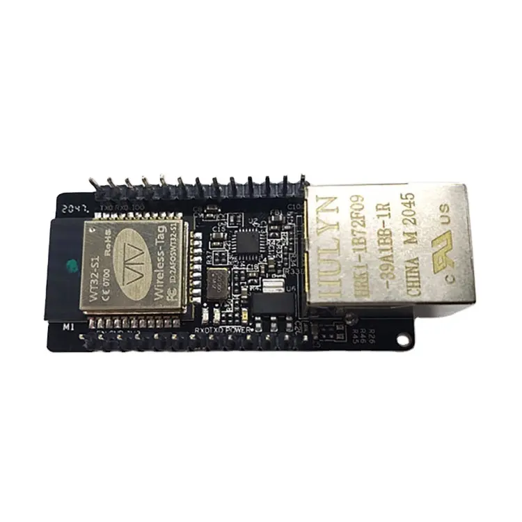 WT32-ETH01 tertanam seri ke wifi gateway module dengan ESP32 series esp32 ethernet poe wt32eth01 untuk perangkat iot jaringan