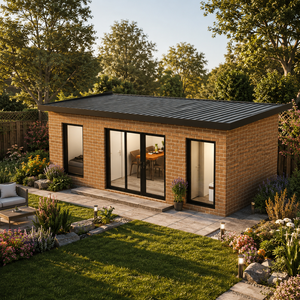 Casa Prefabricada de Acero Ligero, Unidad Habitacional Adicional (ADU), Extensión Familiar Confortable con Diseño Energéticamente Eficiente y Construcción <span class=keywords><strong>Modular</strong></span> Rápida - Product Image 1