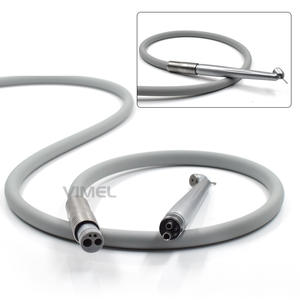 High Quality Stainless <b>Steel</b> Soft <b>Silicone</b> Water Air Hose for Dental Handpiece High & Low Speed with Four-Hole Design - Product Image 4
