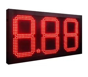 outdoor waterproof gas station led price display led gas price board