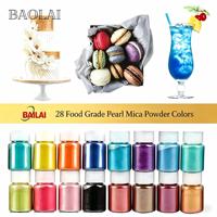 Poudre scintillante métallique de qualité alimentaire FDA, effet perle, pour gâteaux, chocolat, macarons, boissons, pâtisseries et confiseries - Vente en gros usine