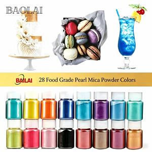 Poudre scintillante métallique de qualité alimentaire FDA, effet perle, pour gâteaux, chocolat, macarons, boissons, pâtisseries et confiseries - Vente en gros usine - Product Image 1