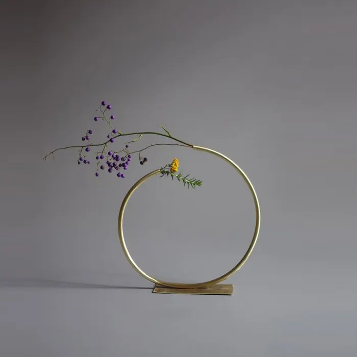 Hoge Kwaliteit Metalen Frame Smeedijzeren Bloem Glazen Vaas Voor Home Decor