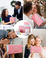 Panier de spa pour fêtes de mariage Bougies parfumées personnalisées Coffret cadeau pour femmes Coffret cadeau promotionnel pour anniversaire et Saint-Valentin