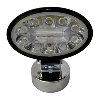 Phare de travail LED ovale, faisceau combiné spot et large, avec feux de jour DRL, 12V 24V, étanche, projecteur auxiliaire pour tracteur, camion, SUV