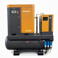 Compresseur à vis tout-en-un AirHorse 11KW 15KW 16 bars 20 bars 15HP 20HP 30HP, compresseurs d'air industriels pour découpe laser