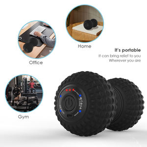 Fitness Muskelentspannungs-Vibrationsmassage-<span class=keywords><strong>Roller</strong></span> Physiotherapie Silikon-Erdnuss-Massagebälle - Product Image 2