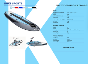 Tabla de Surf Eléctrica Kandi W15 de Nuevo Diseño para Adultos, Material HDPE, Resistente al Agua, 72V 15KW, <span class=keywords><strong>Jetboard</strong></span> con Asiento, para Uso en el Océano - Product Image 6
